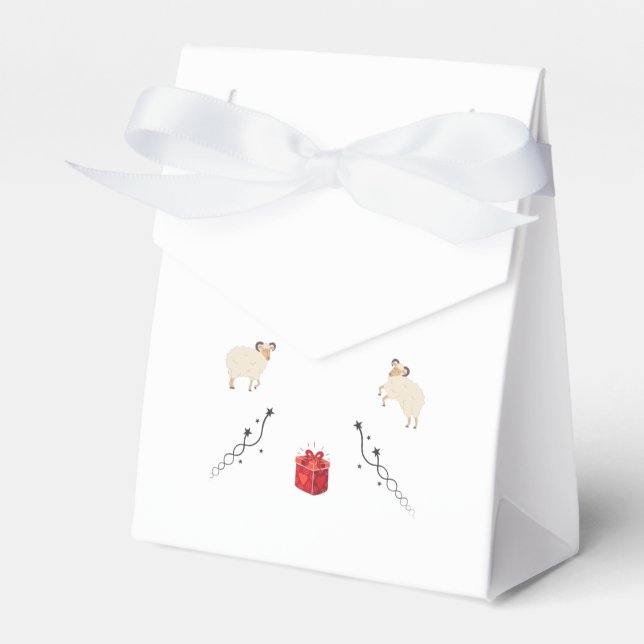 bakra eid- eid mubarak-Happy Eid Favor Box (Front Side)