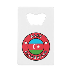 Baku Azerbaijan Credit Card Bottle Opener