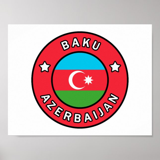 Baku Azerbaijan Poster (Front)