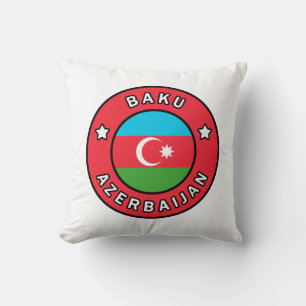 Baku Azerbaijan Throw Pillow
