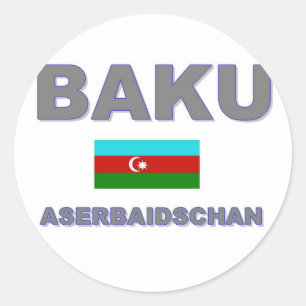 Baku Classic Round Sticker