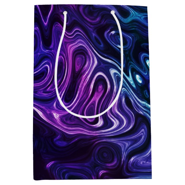 baku whisper - dark marble : medium gift bag (Front)