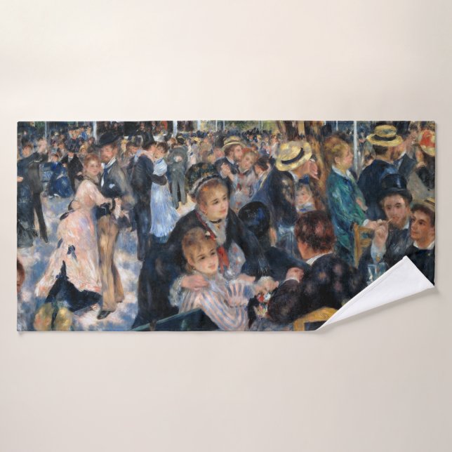 Bal au Moulin de la Galette, Auguste Renoir (Serviette de bain)