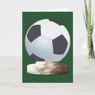 Bal de football Bonne carte d'anniversaire