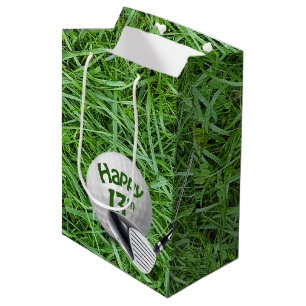 Bal De Golf En Herbe 13e Anniversaire Sac Cadeau M