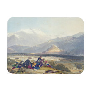 Bala Hissar and City of Kabul with the British Can Magnet