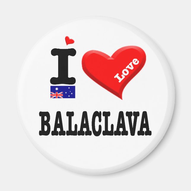BALACLAVA - I Love Magnet (Front)