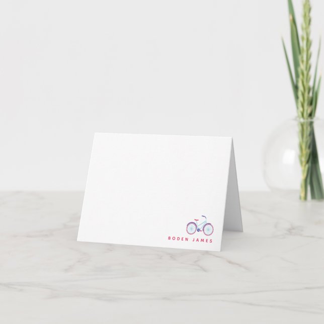 Balade à vélo pliée (Devant)