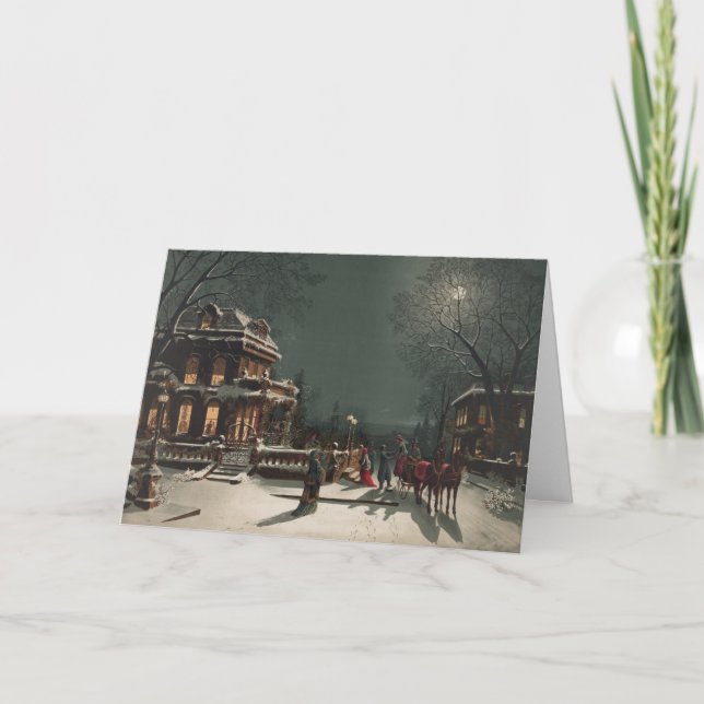 Balade De Noël, Une Carte De Noël (Devant)