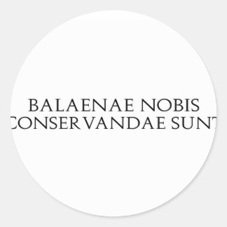 Balaenae Nobis Stickers