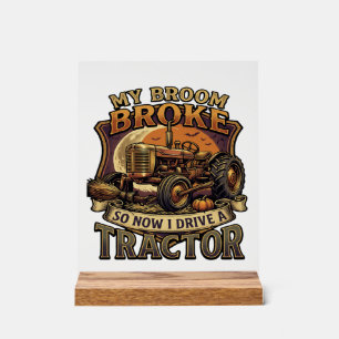 Balai Cassa Tracteur Citrouille Lune