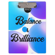 BALANCE and BRILLIANCE Spiral Notebook