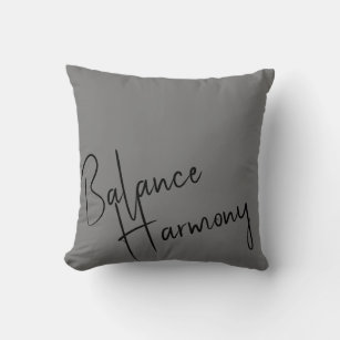 Balance and harmony Throw Pillow