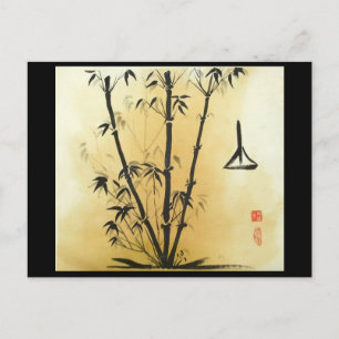 Balance Bamboo Postcard