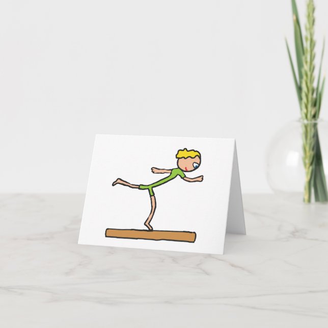 Balance Beam Card (Front)