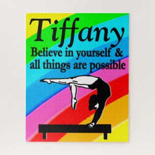 BALANCE BEAM GYMNASTICS PERSONNALISÉ PUZZLE