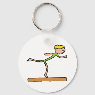 Balance Beam Keychain