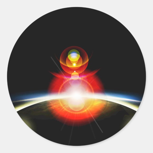 Balance  classic round sticker (Front)