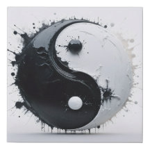 Balance in Motion – Abstract Yin Yang Art