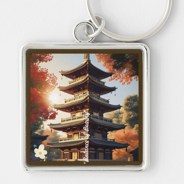 "Balance of Beauty" Keychain (Front)