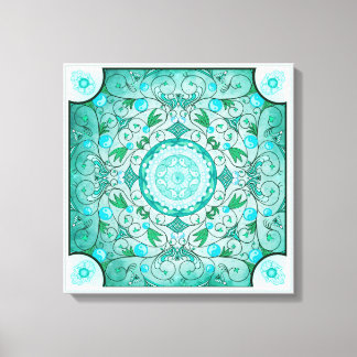 Balance of Nature Healing Mandala Canvas Print