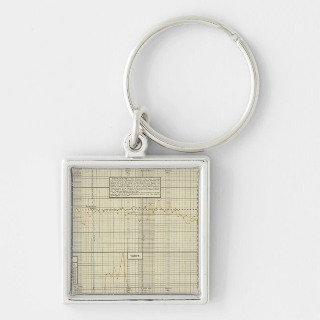 Balance of trade and tariff keychain (Front)