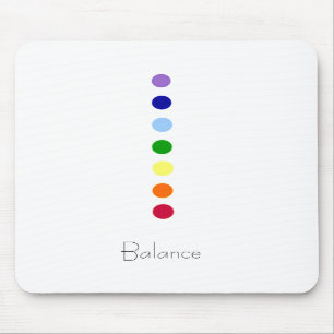 Balance - Simple Chakra Line Mousepad
