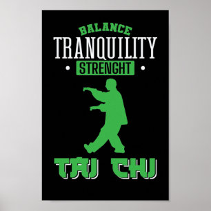 Balance Tranquillity Strenght Tai Chi Poster