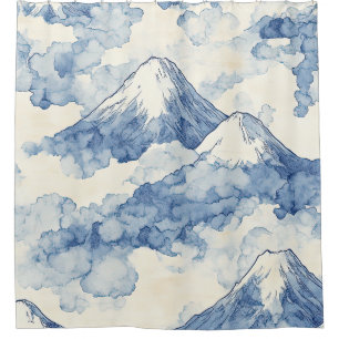 Balanced Blue White Mountains Snow