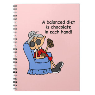 Balanced Chocolate Diet Notebook