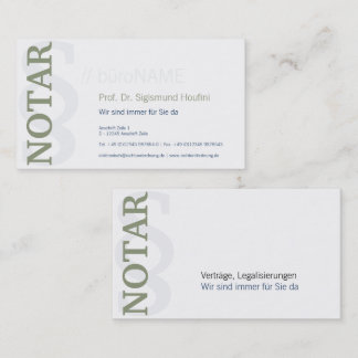 Balanced red and black business card