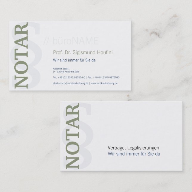 Balanced red and black business card (Front/Back)