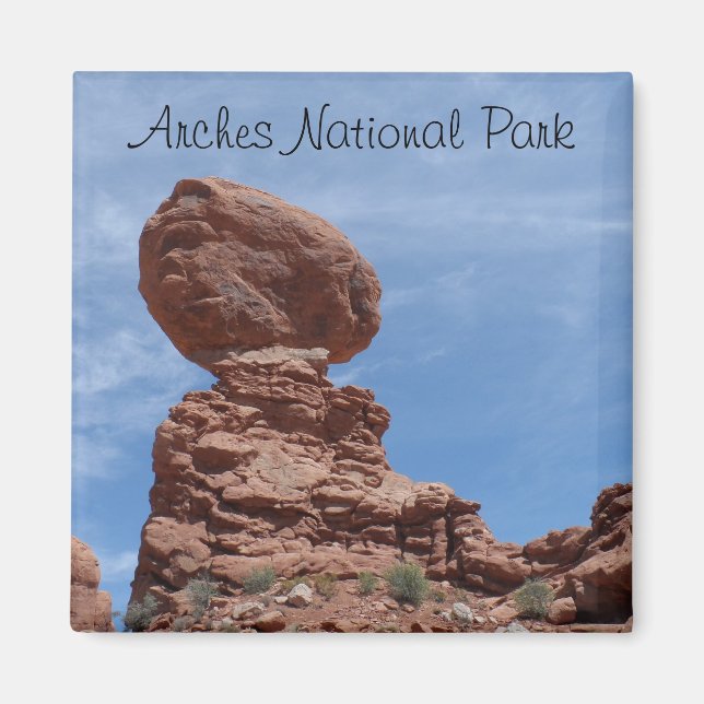 Balanced Rock- Arches National Park Magnet (Front)