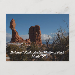 Balanced Rock, Moab UT Postcard