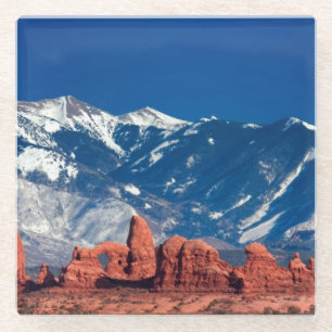 Balanced Rock Trail Glass Coaster