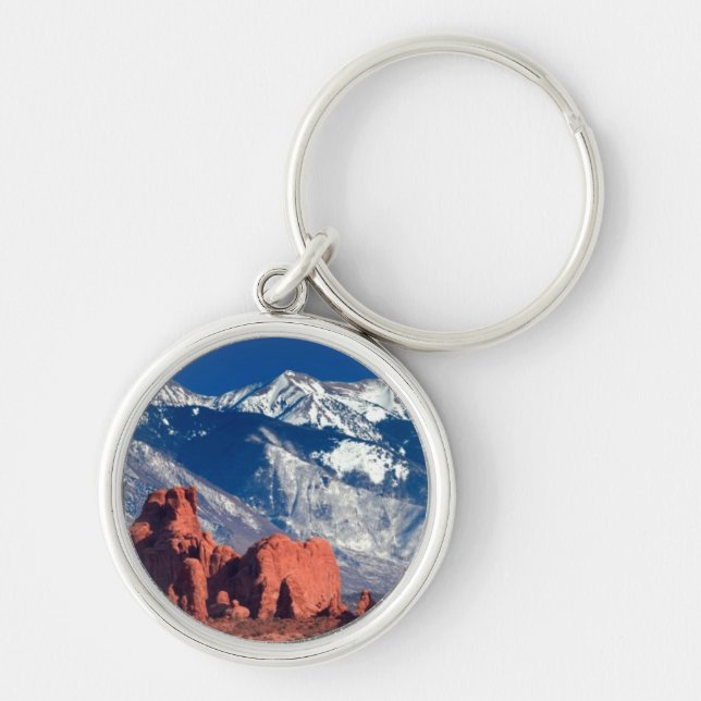 Balanced Rock Trail Keychain (Front)