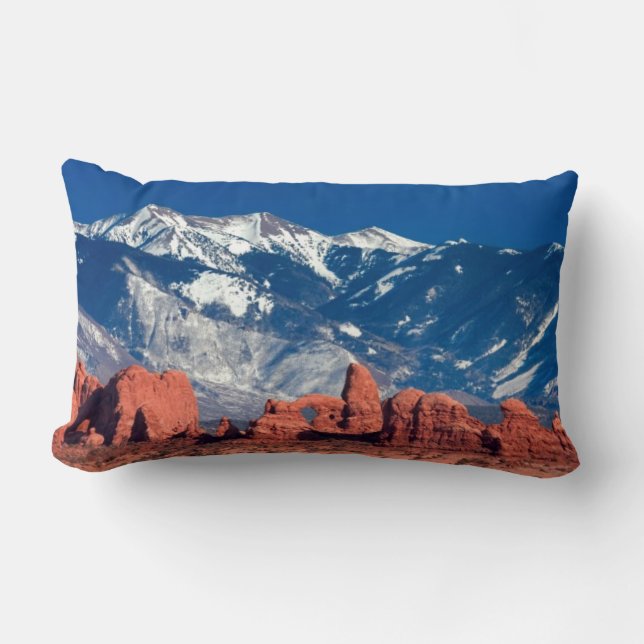 Balanced Rock Trail Lumbar Pillow (Front)