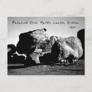 Balanced Rock, USA Marble Canyon Arizona 1965 Postcard