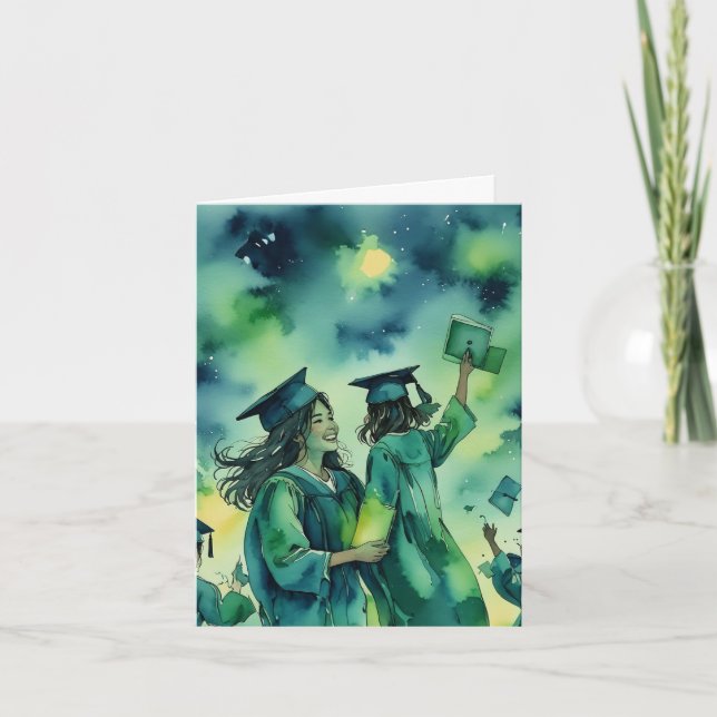 Balancing Dreams: A Heartfelt Congratulations Card (Front)