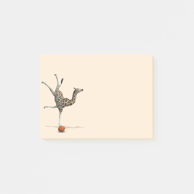Balancing Giraffe Post-it Notes (Front)