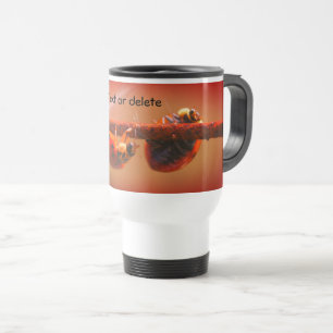 Balancing Ladybugs Nature Personalized Travel Mug