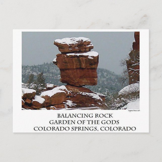 Balancing Rock Postcard (Front)
