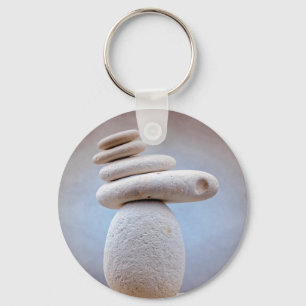 Balancing Stones Square + your ideas Keychain