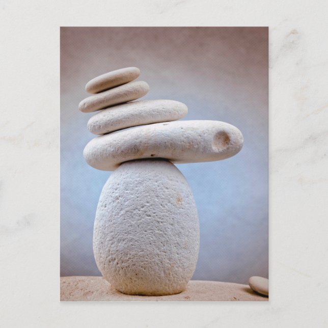 Balancing Stones Square + your ideas Postcard (Front)
