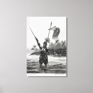 Balboa Claiming Dominion Canvas Print