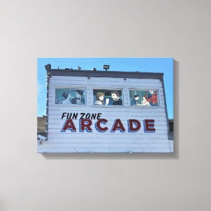 Balboa Fun Zone, Newport Beach, California Canvas Print