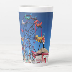 Balboa Fun Zone, Newport Beach, California Latte Mug