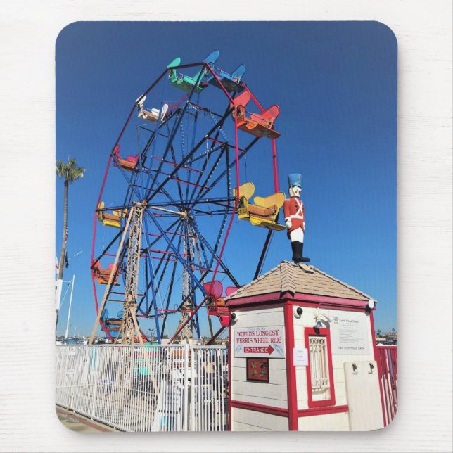Balboa Fun Zone, Newport Beach, California Mouse Pad (Front)