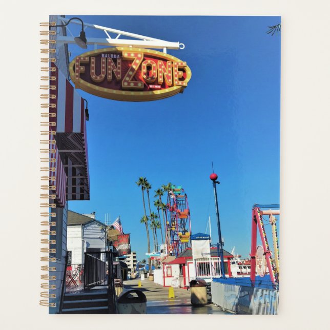 Balboa Fun Zone, Newport Beach, California Planner (Front)