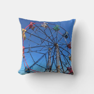 Balboa Fun Zone, Newport Beach, California Throw Pillow